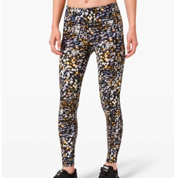 Lululemon Athletica Speed Up Tight legging Luxtreme Metropolis Glow Multi Sz 6 - Picture 1 of 11